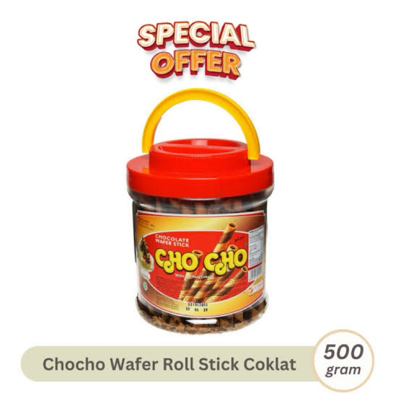 

Choco Wafer Roll Stick Coklat 500 gram