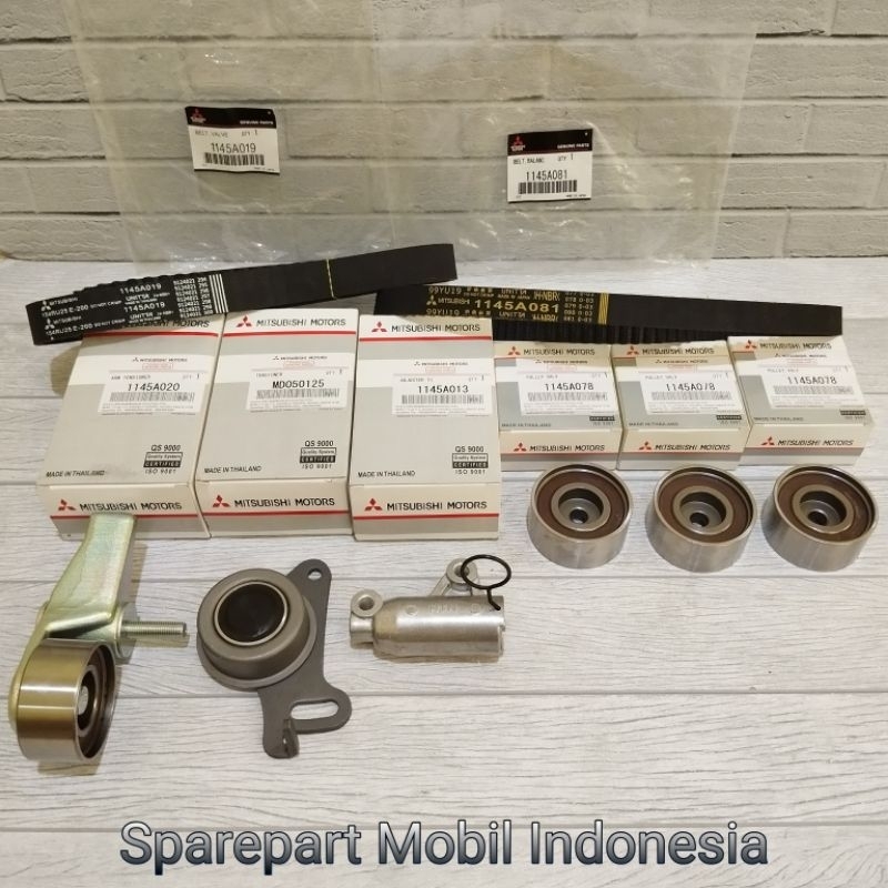 Timing Belt Set Teming Set Mitsubishi Triton 2.5 Pajero Sport Tahun 2009-2016