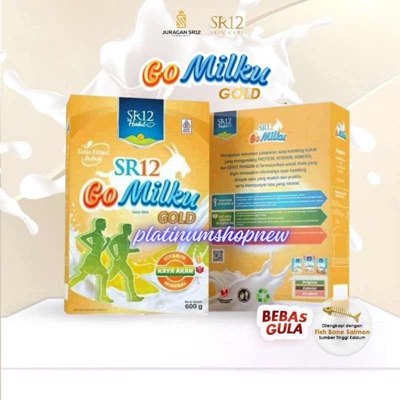 

SR12 GOMILKU GOLD Susu Kambing Kandungan Terlengkap Termurah