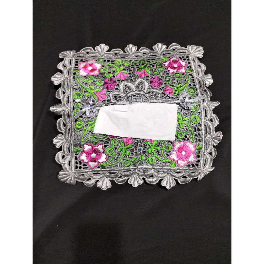 Tempat Tisu Aesthetic / Tempat Tisu Mobil / Tempat Tisu Bordir / Tempat Tisu