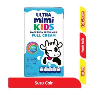 

Ultra Mimi Kids Susu UHT Full Cream Kotak 125 ml