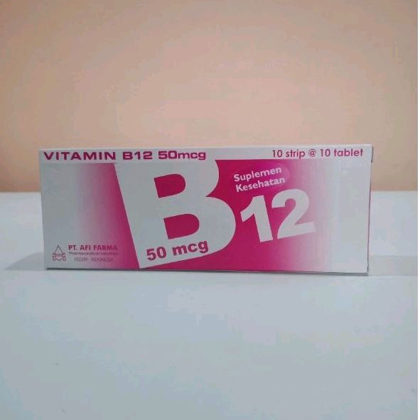 Vitamin B12 50 mcg per box