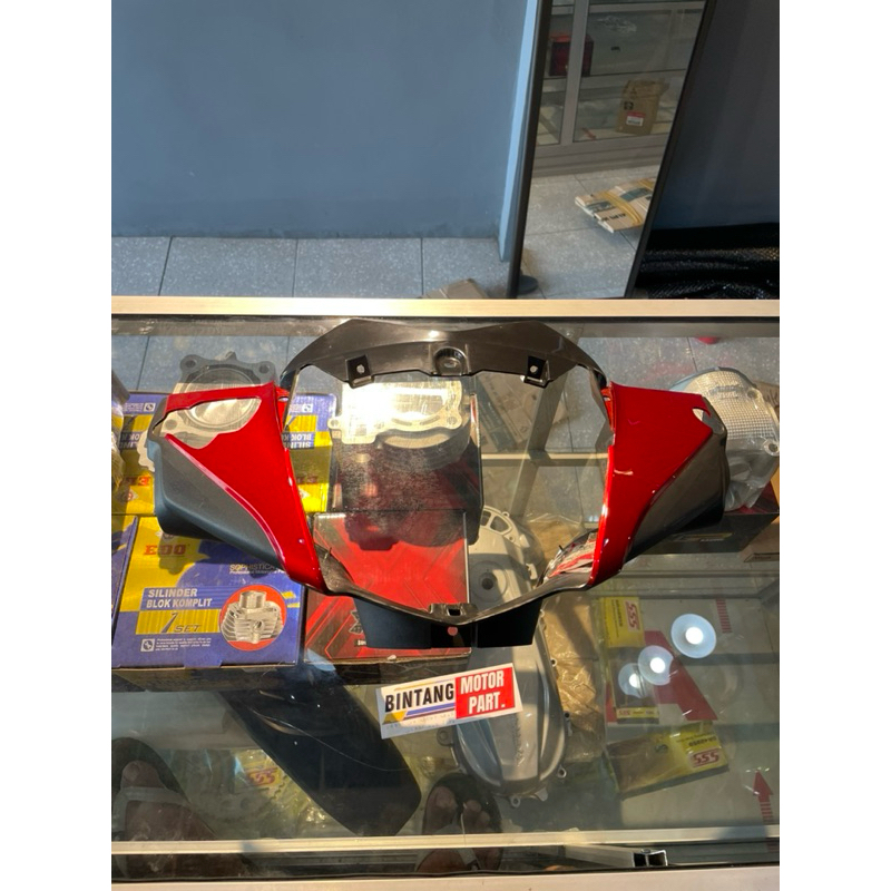 BATOK LAMPU DEPAN HONDA SUPRA X125 NEW SUPRAX 125 BATMAN ORIGINAL AHM MERAH 53205-KVL-N00CSR