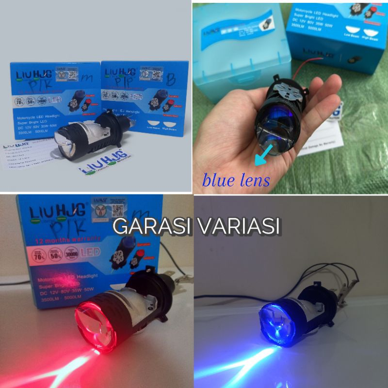 LIU HJG ZE5 ZE0 ZE5 PRO Lampu Utama LED H4 Biled Original LIU HJG