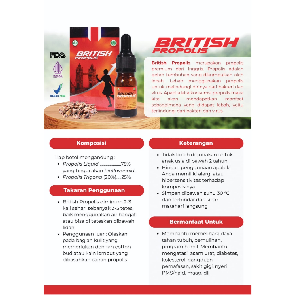 

BROSUR BRITISH PROPOLIS