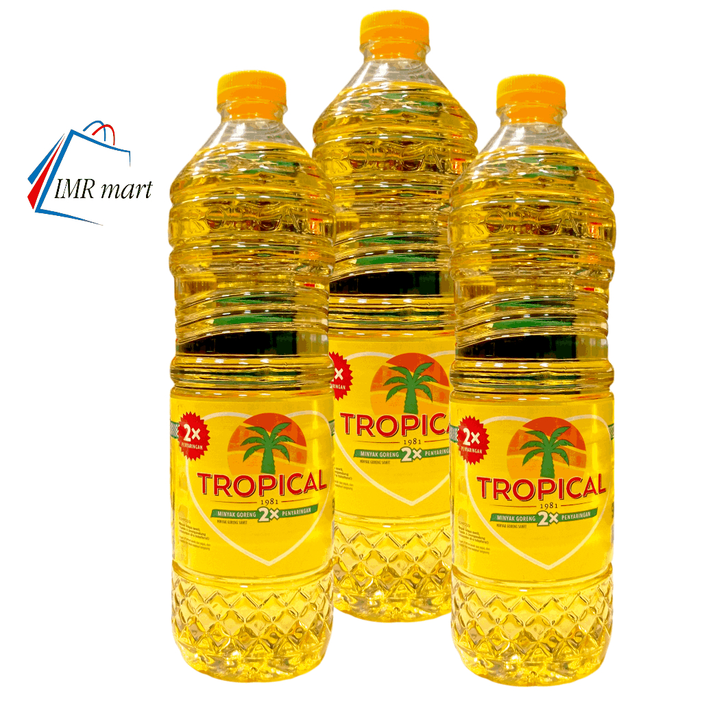 

Minyak Goreng Tropical Kemasan Botol 1 liter / Minyak Botol Tropical