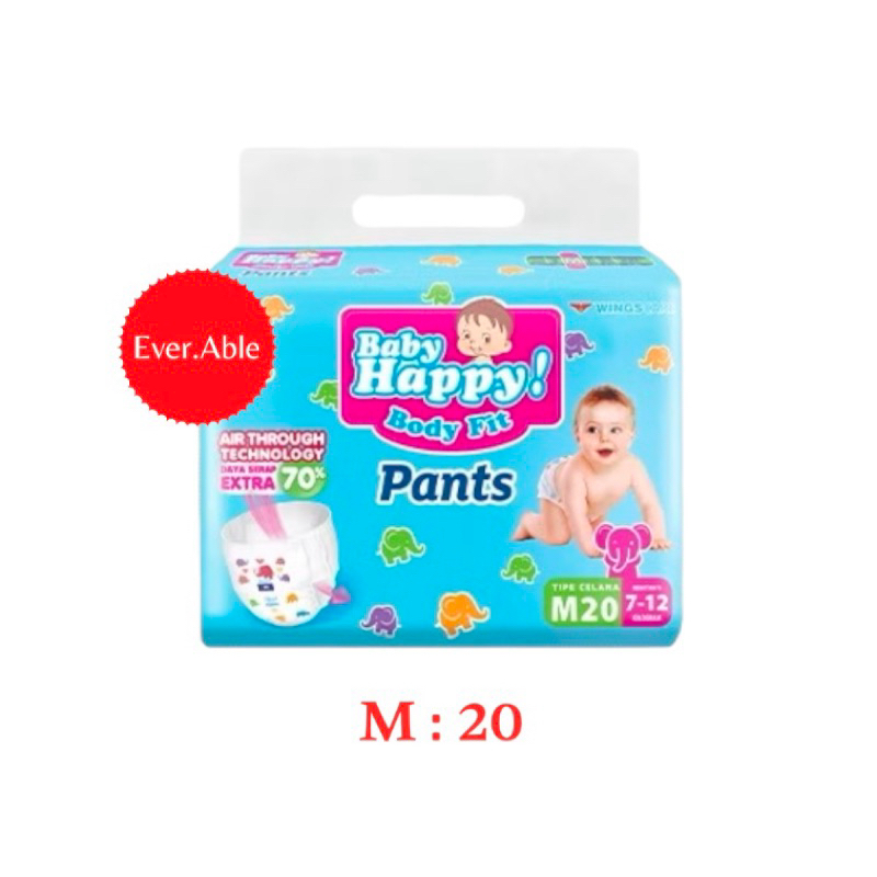 BABY HAPPY BODY FIT PANTS M 20
