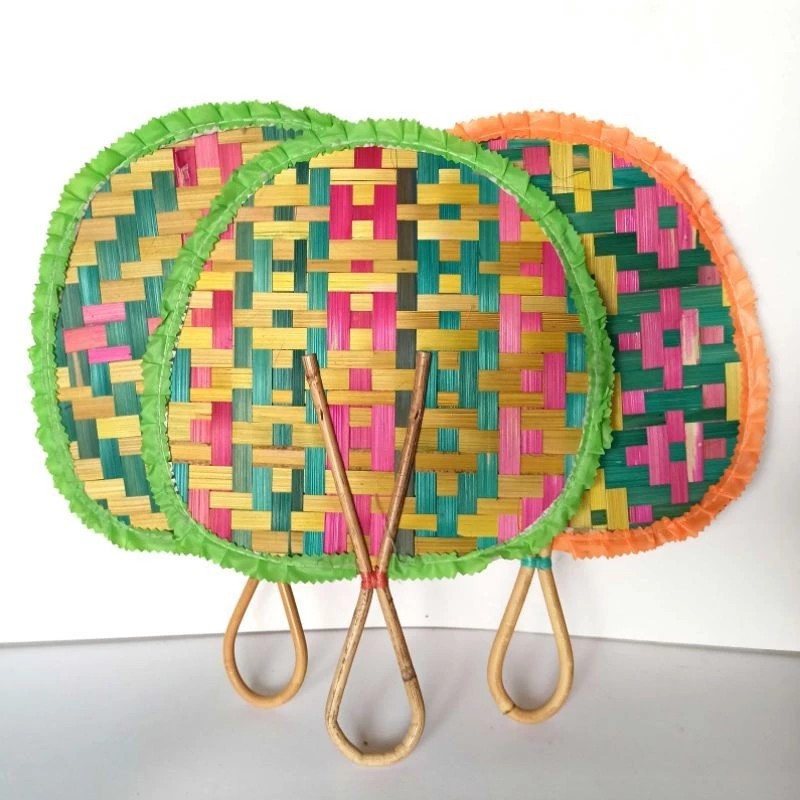 KIPAS TANGAN ANYAMAN BAMBU SOUVENIR PERNIKAHAN WEDDING ULANG TAHUN PESTA KHITAN