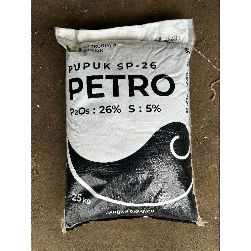 Pupuk SP 26 PETRO Kemasan Pabrik 25Kg