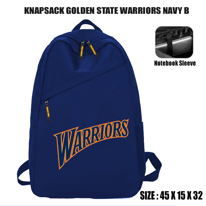 TAS RANSEL GOLDEN STATE WARRIORS  - BACKPACK WARRIORS - TAS BASKET GOLDEN STATE - TAS GENDONG GOLDEN