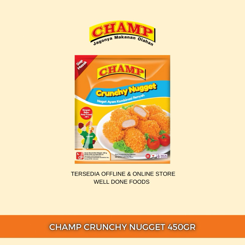 

Champ Crunchy Nugget 450gr