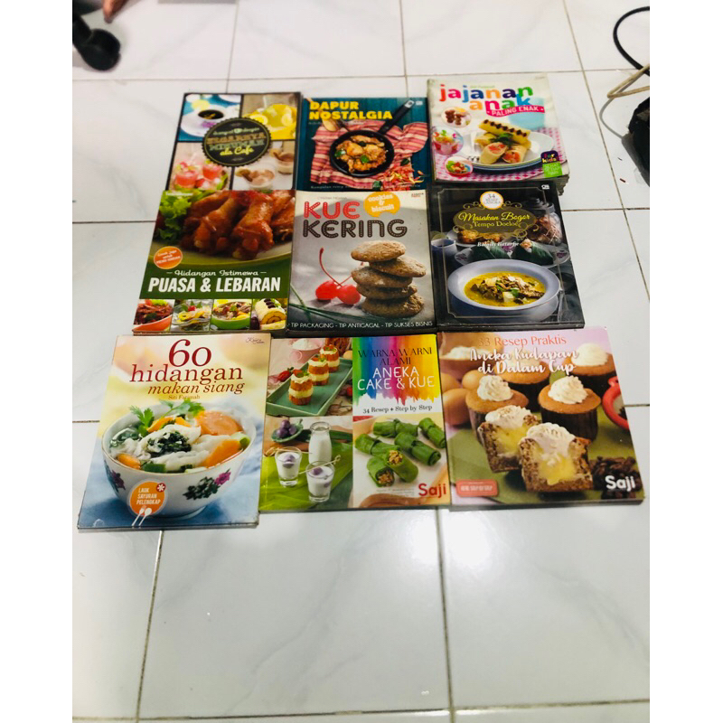 ( PROMO BUKU MURAH ORIGINAL )BUKU MASAKAN / RESEP MASAKAN / Macam-Macam Resep Masakan / Resep Masaka