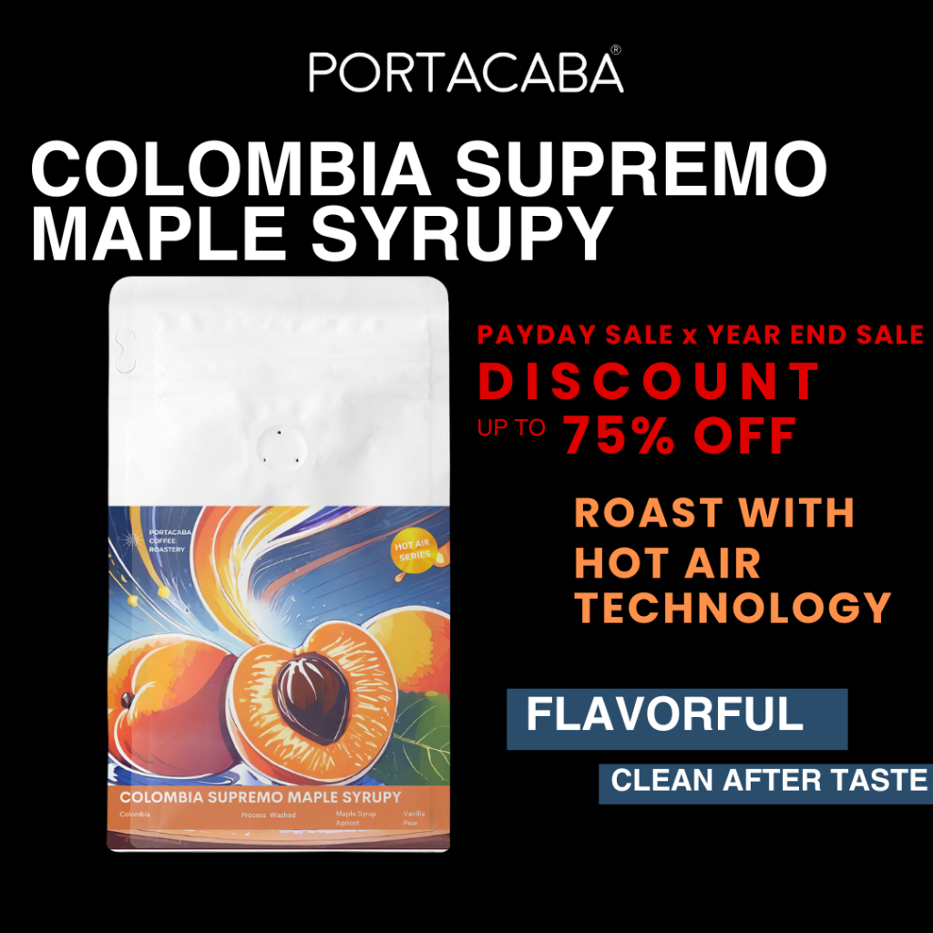 

Kopi Arabika Colombia Supremo Maple Syrupy Biji Kopi Single Origin Filter Colombia Supremo 200gr