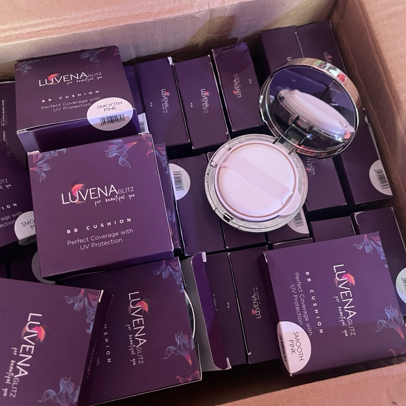 Luvena Glitz BB Cushion Smooth Pink