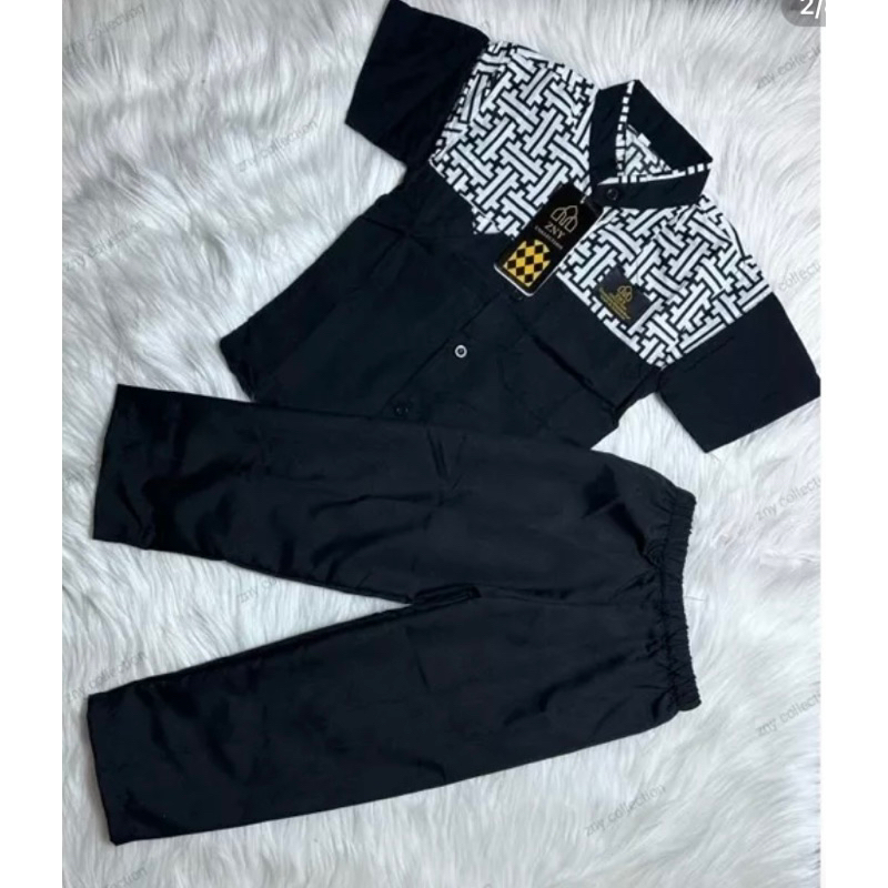 Baju Koko Kurta Anak Laki-Laki Setelan Koko Anak Laki-Laki Usia 3-10 Tahun