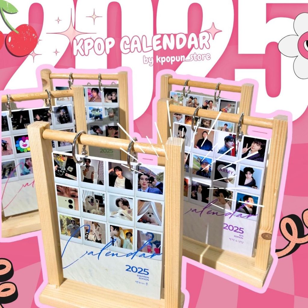 KALENDER KPOP 2025 by.kpopunstore 2025 KPOP CALENDAR AESTHETIC