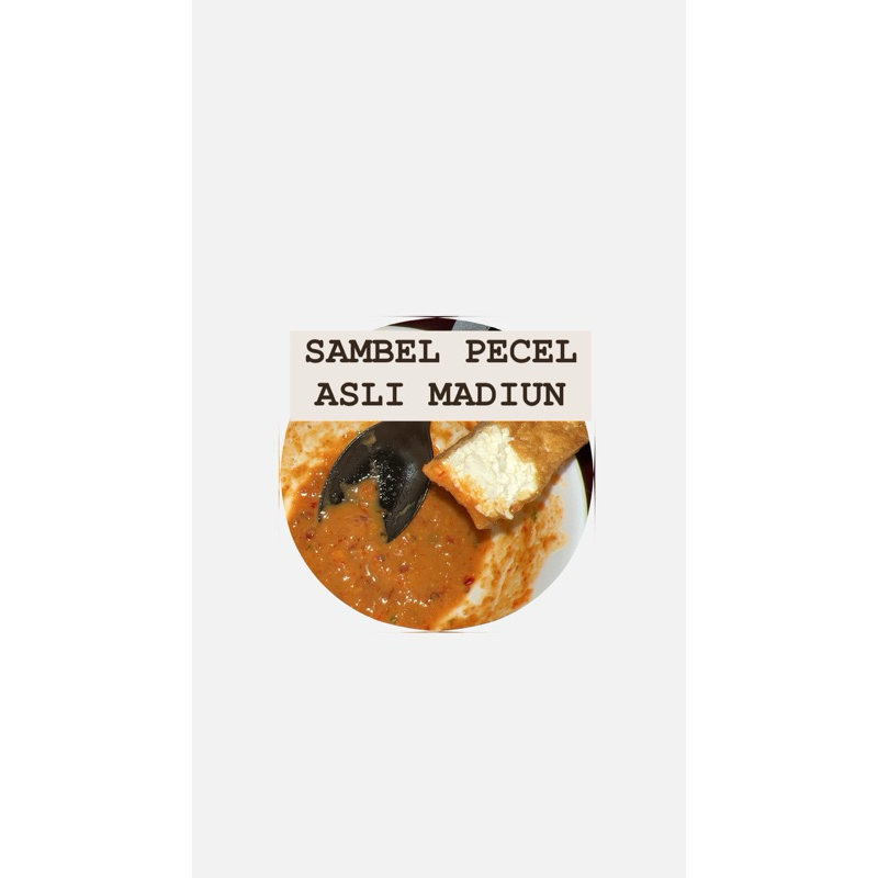 

sambel pecel asli madiun