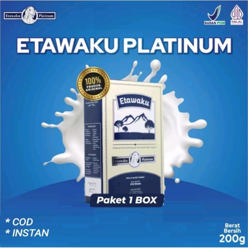 

ETAWAKU PLATINUM - SUSU KAMBING ETAWAKU PLATINUM