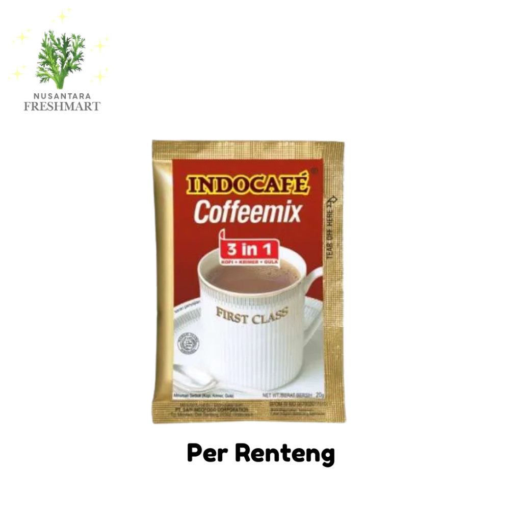 

[Nusantara Freshmart] Indocafe Coffeemix Kopi Instan 20 gr Per Renteng