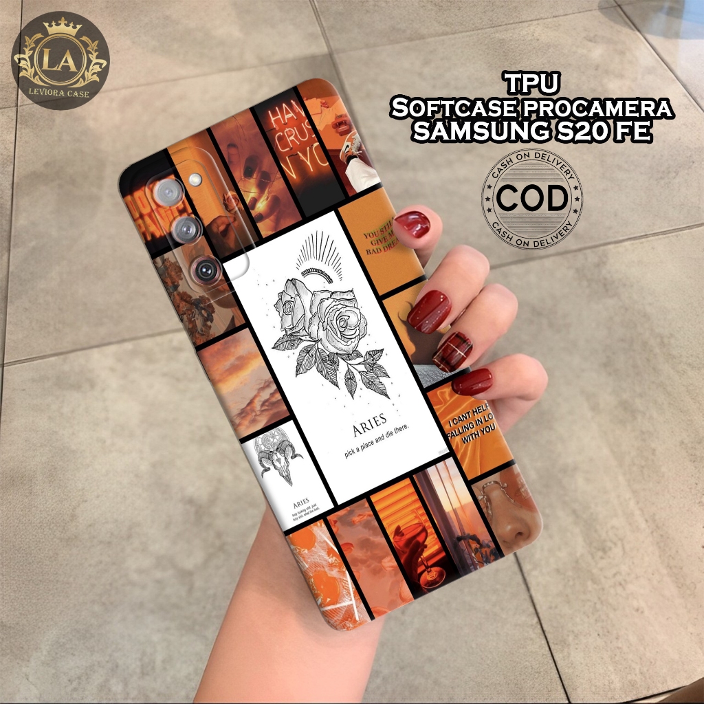 Case Samsung S20 FE Terbaru - Leviora Case - Fashion Case Zodiak - Softcase Samsung S20 FE - Case Pr