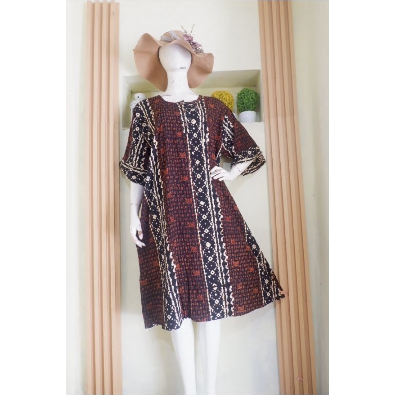 Daster Blong Kancing Sogan by Qonita Batik