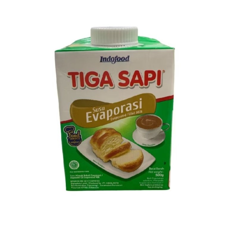 

Susu Evaporasi Tiga Sapi 500g