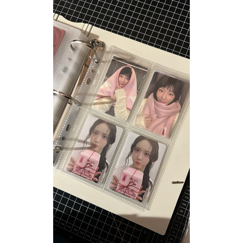 SNSD TAEYEON YURI HYOYEON YOONA PINK CHRISTMAS PHOTOCARD