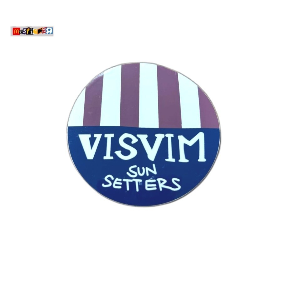 

sticker Visvim sun setters logo rounded stiker