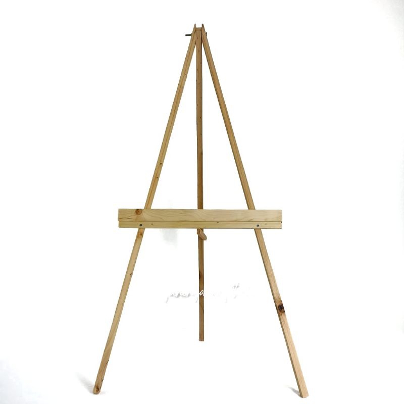 

Standing Poto Kayu Tripot Wedding 100cm