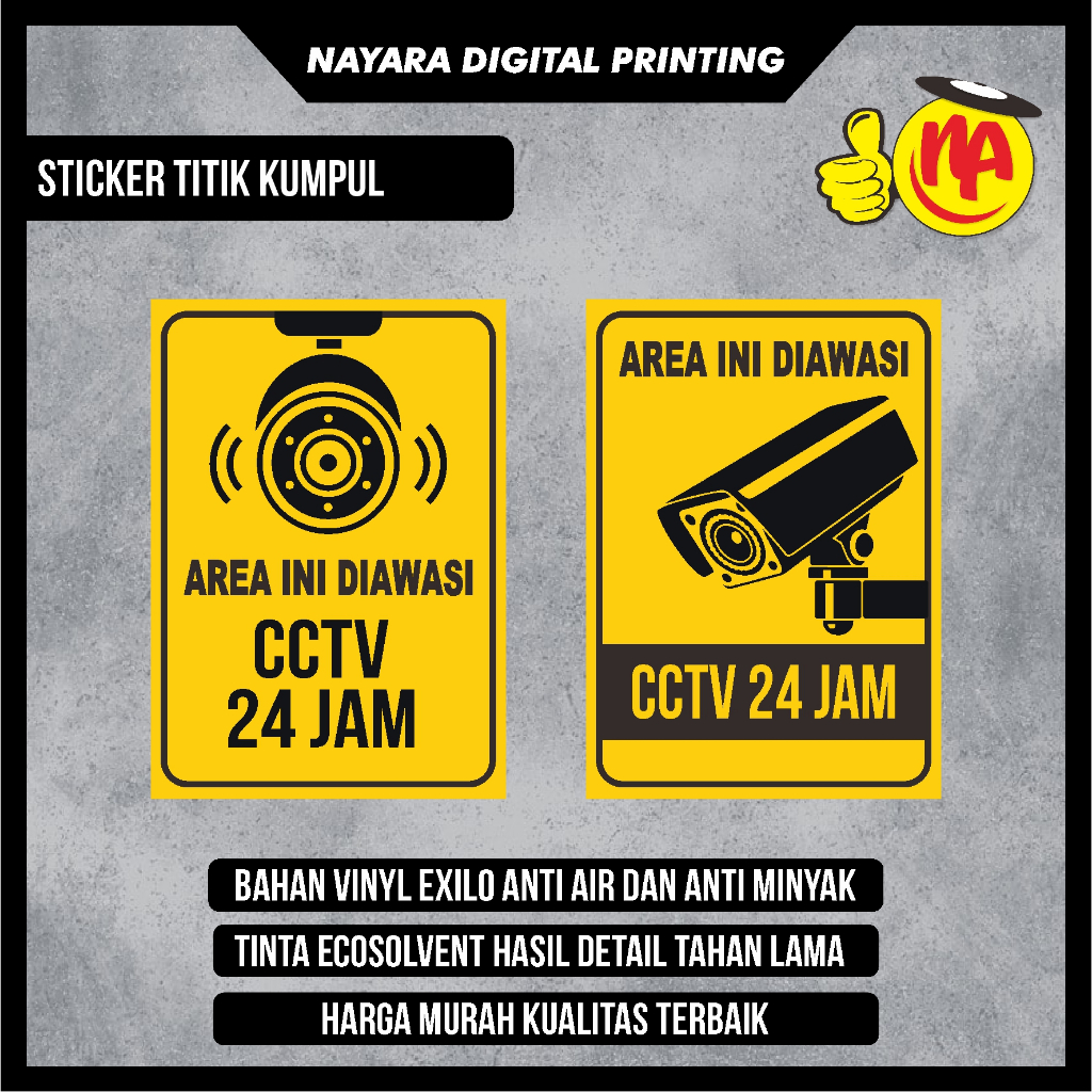 

Sticker CCTV / Stiker CCTV / Sticker CCTV 24 Jam / Stiker CCTV 24 Jam / Label Stiker CCTV / Stiker Keamanan