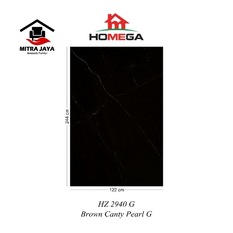 HPL Homega HZ 2940 G Homega HPL Brown Canty Pearl HZ2940G HOMEGA Hpl Pelapis Kayu Tipe Hz2940g