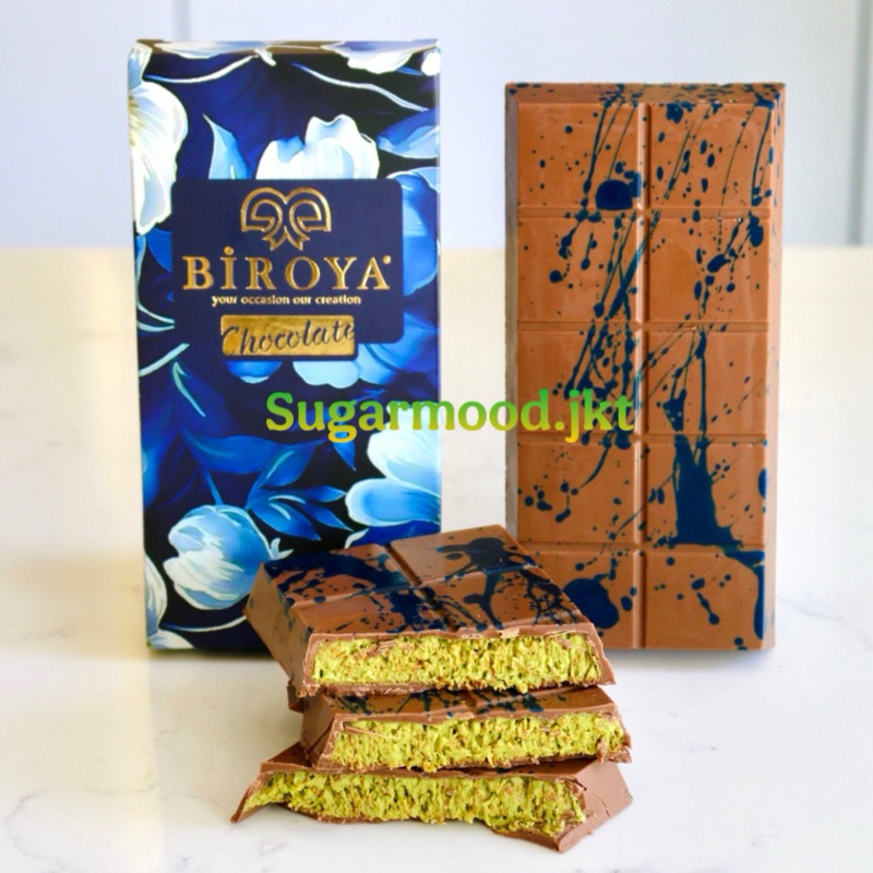 

READY STOCK Coklat Dubai Biroya Premium Viral Original Dari Turki Limited Edition Pistachio Kunafa