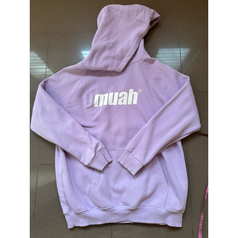Jaket Hoodie Muah Muah Original 100%