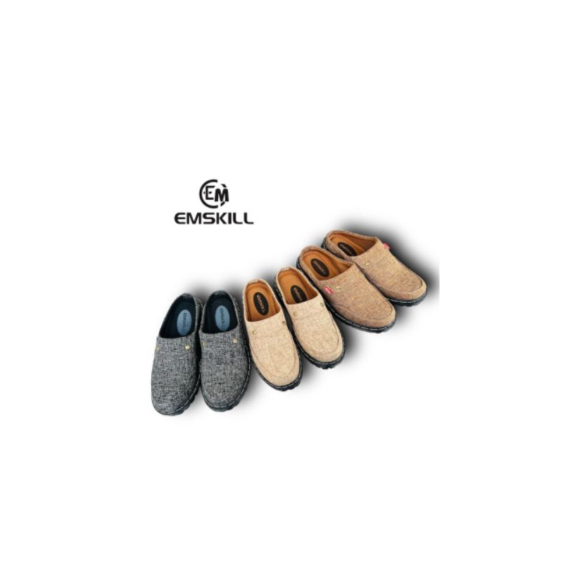 EMSKILL-SANDAL SEPATU BUSTONG COWOK KEREN SANDAL SEPATU TUTONG SLOP PRIA