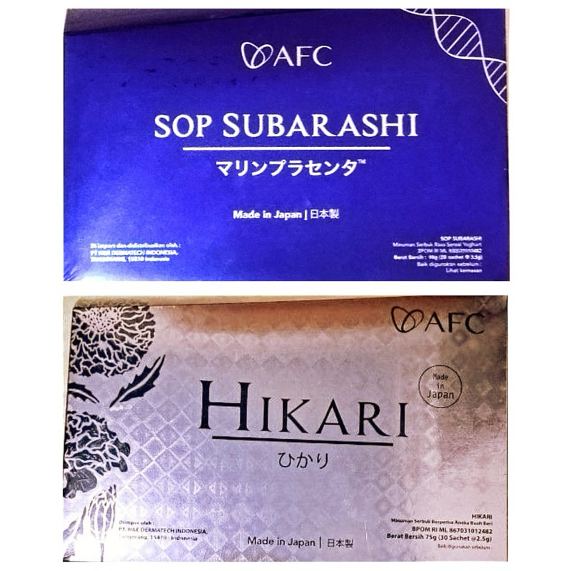 

PAKET SUBARASHI HIKARI AFC JAPAN # HARVEST_SHOP07