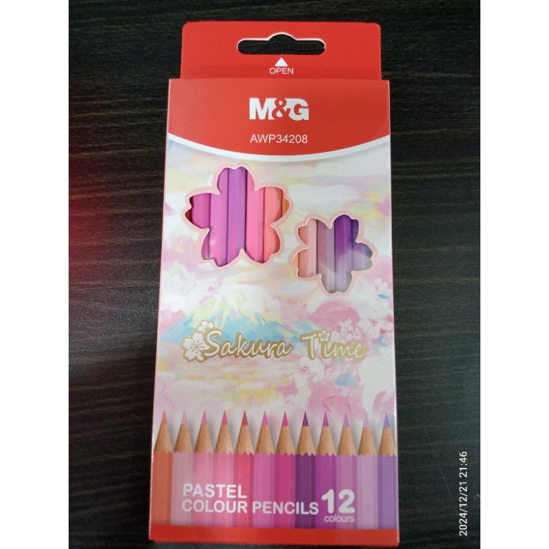 

M&G Sakira Hex 12 Colour Pensil warna