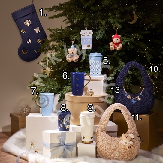 2024 STARBUCKS KOREA DELIGHT OFFICIAL TUMBLER WINTER CHRISTMAS KOLEKSI COLLECTION