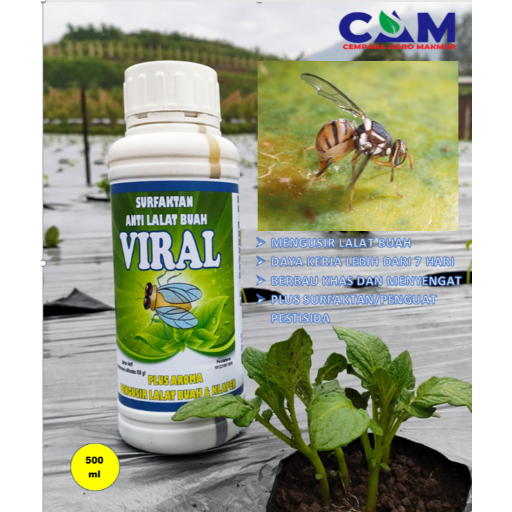 VIRAL 500 ML | Surfaktan Plus Anti Lalat Buah | Pengusir Lalat Buah
