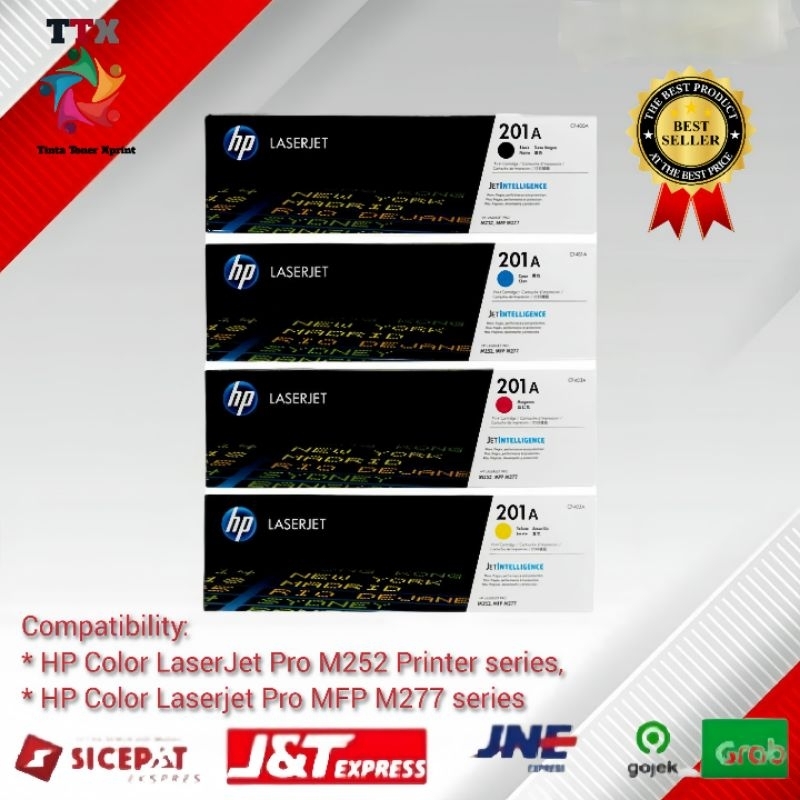 TONER HP LASERJET 201A BLACK Dan COLOUR CF400,CF401,CF402