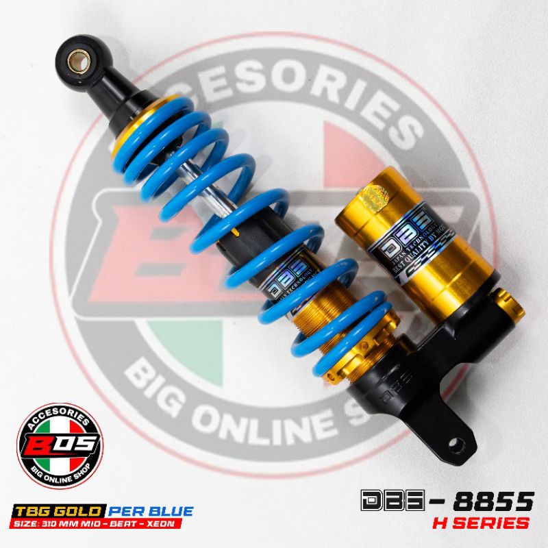 SHOCK TABUNG DBS 8855 H-SERIES MIO BEAT SCOOPY GENIO VARIO OLD VARIO 110 VARIO 125 VARIO 150 SHOCK D