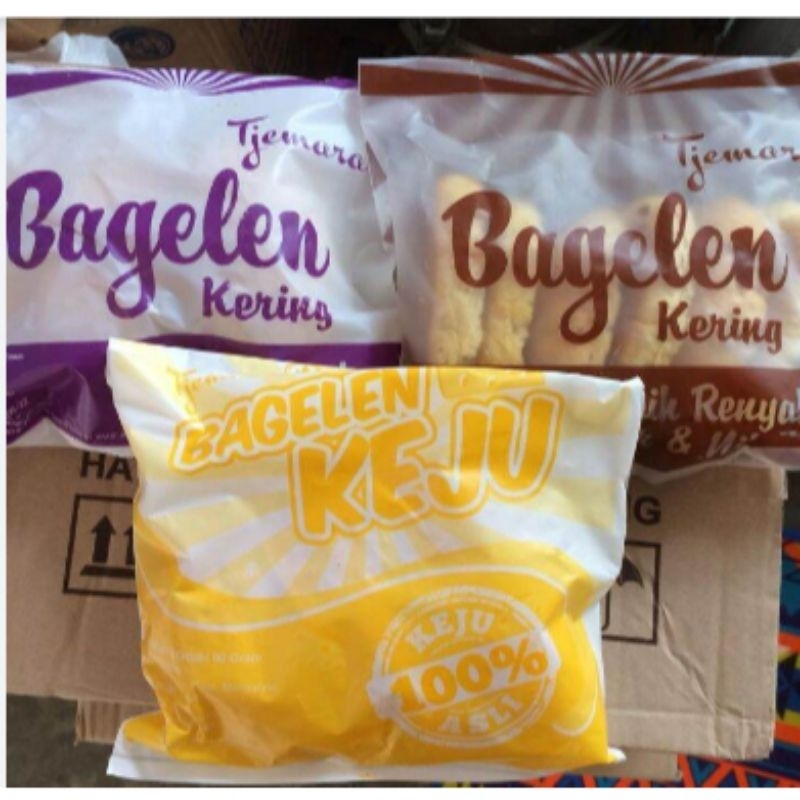 

RK60 ROTI BAGELEN TJEMARA 1 dus isi 10pack x 60gr / Roti Kering