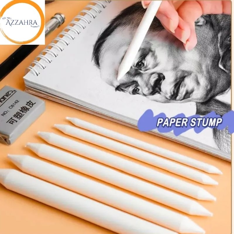 

Paper Stump Blending 6pcs - Dusel Alat Wajib Teknik Blending Sketsa Pensil (Azzahratoserba22)