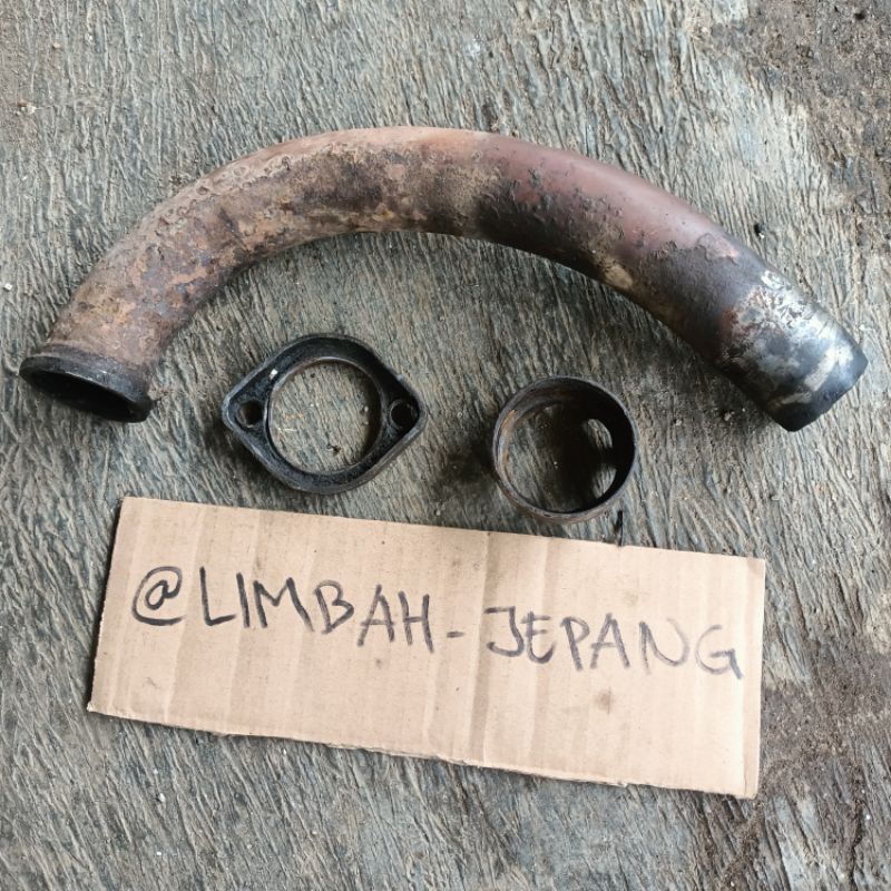 Leher knalpot set rx king rx k rx spesial original second