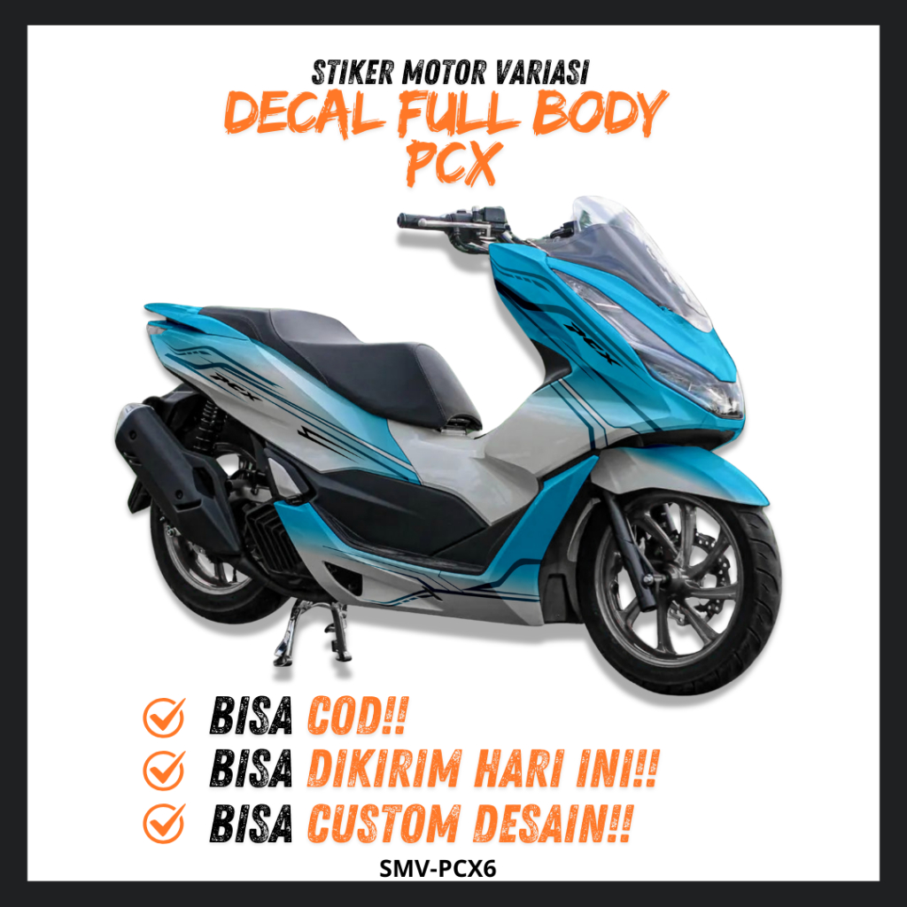 DECAL STICKER PCX160 PCX 150 FULLBODY BISA CUSTOM DESAIN