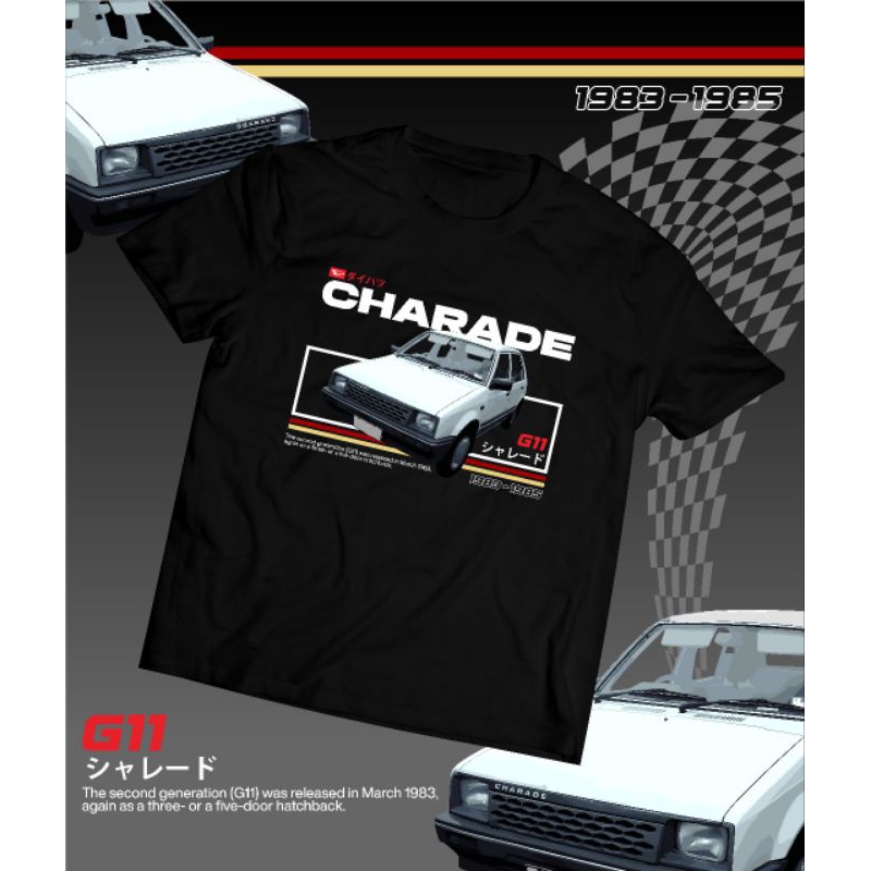 Kaos Charade GTO 1983-1985 | Daihatsu Charade G11 retro car