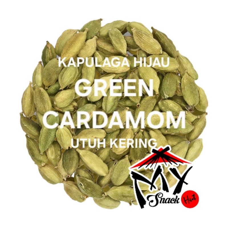 

KAPULAGA HIJAU UTUH 25GR DRIED GREEN CARDAMOM KARDAMOM BIJI PODS CARDAMON KAPOL INDIA ARAB SEBRANG