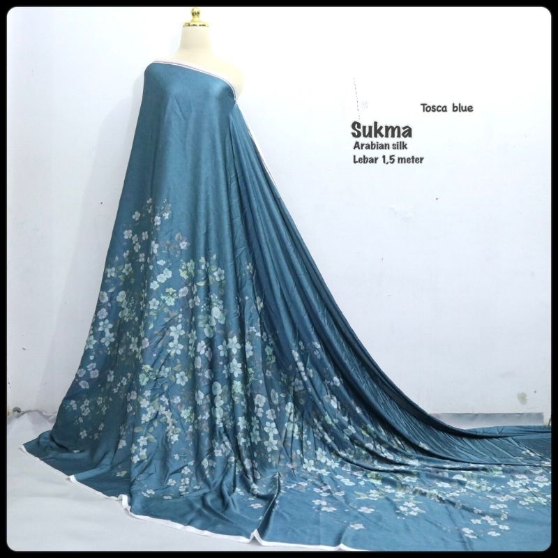 Bahan Arabian Silk Motif SUKMA | Kain meteran | Kain seragam | textile | kain eceran | Kain terjangk