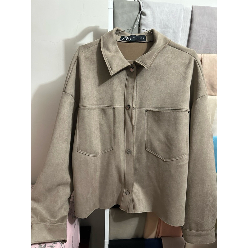 ZARA Faux Suede outer preloved