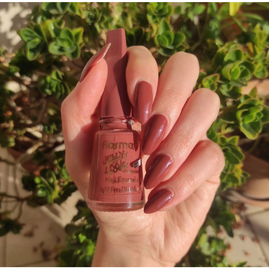 FLORMAR JL61 PLUM IT UP - NAIL POLISH FLORMAR JELLY LOOK ORIGINAL TURKI - NAIL ENAMEL - KUTEK FLORMA