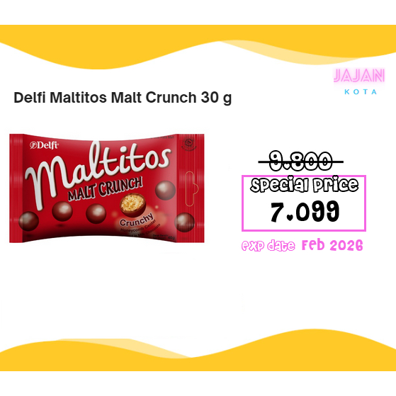 

Delfi Maltitos 30 gram